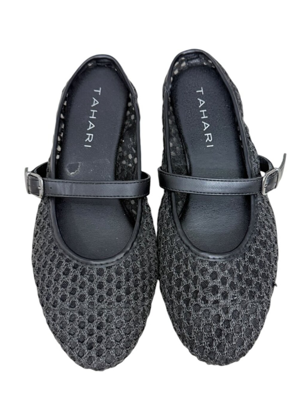 Tahari Dubai Mesh Mary Jane Slip On Women's Ballet Flats Size 9 - Picture 2 of 7